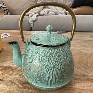 Brand New with Tags Cast Iron Mini Teapot